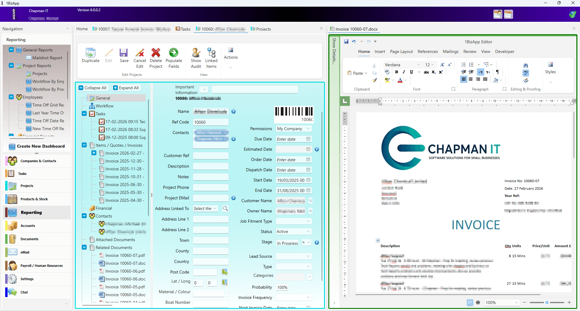 Unified dashboard overview