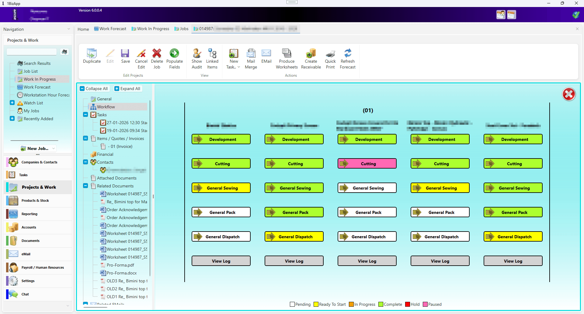 Live workflow progress tracking